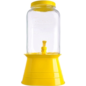 Yellow 2 Gallon Bev Dispenser