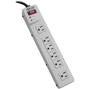 6 Outlet 1208J Power Strip Basic Surge & Strips