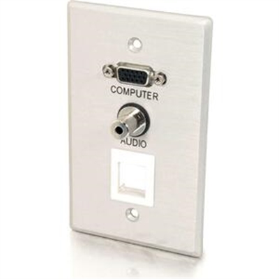 Cables To Go WP SGL ALUM HD-15,3.5, (1)KEYS 40572
