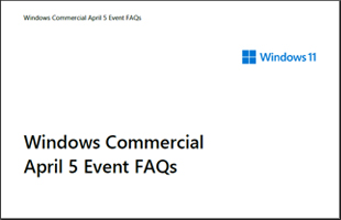 Windows Commercial FAQs
