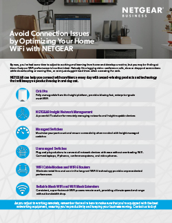 NETGEAR - Template: Avoid Connection Issues by Optimizing WiFi with NETGEAR