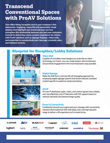 Transcend Conventional Spaces with ProAV Solutions